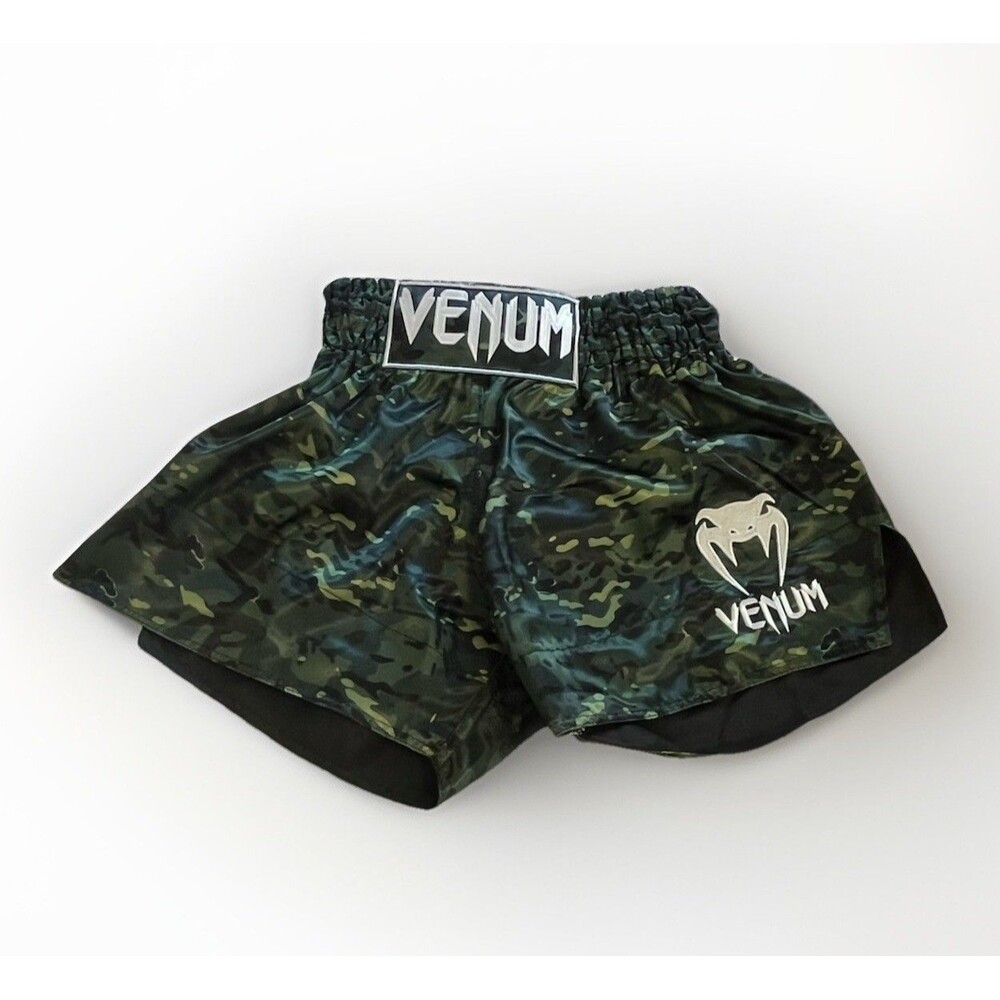 Venum Classic Muay Thai Shorts Forest Camo Size M Adult Unisex Brand New w/ Tag